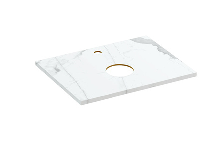 Столешница Cersanit STONE из керамогранита Energy 60x45x2 белый матовый 63856